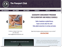 Tablet Screenshot of passportclubonline.com